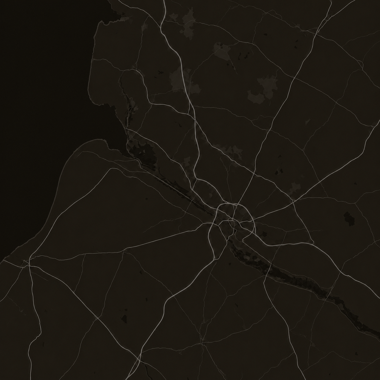 Zone d'intervention autour d'Abbeville — rayon de 45 min